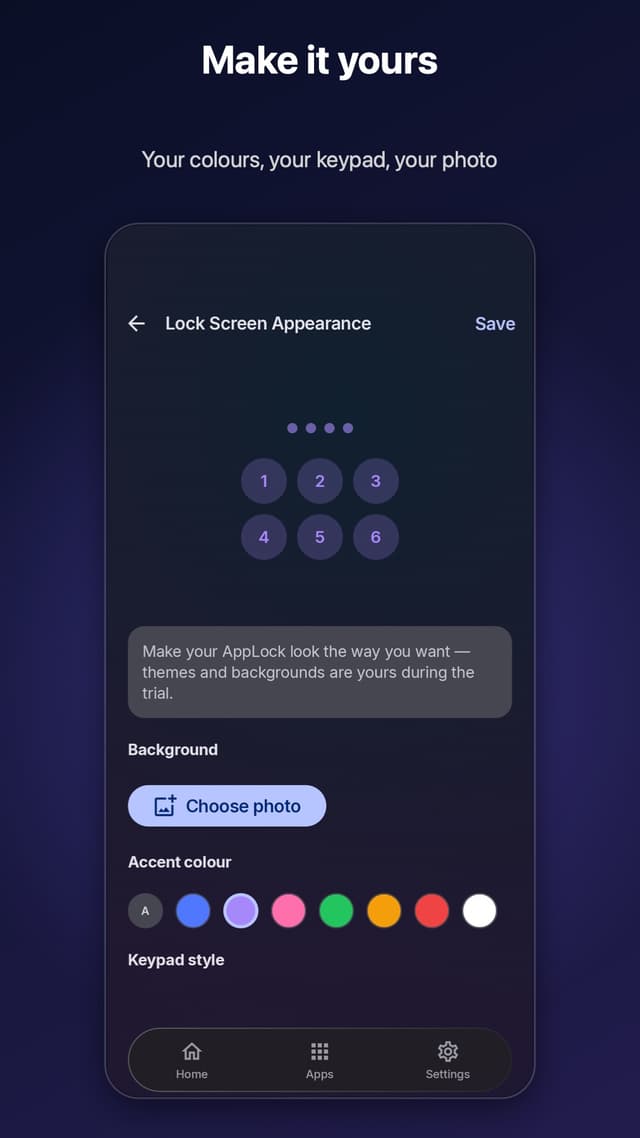 AdFree AppLock: App Locker — Make it yours