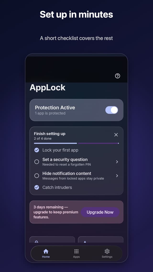 AdFree AppLock: App Locker — Set up in minutes